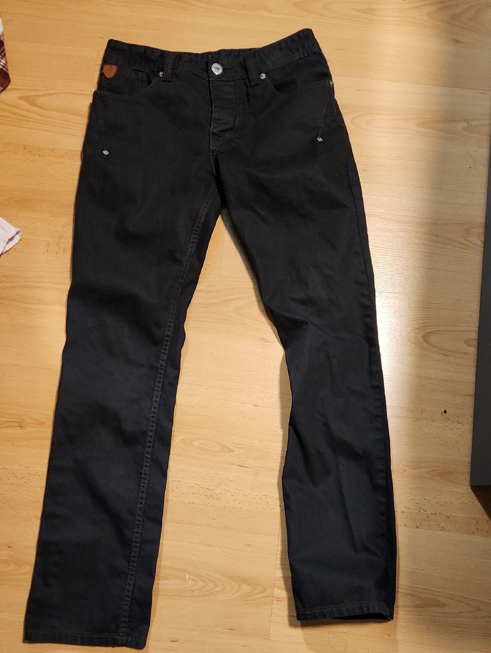 Redskins Men's Black Jeans Size 30